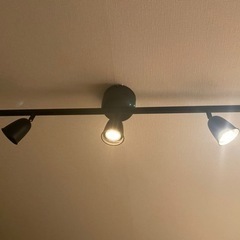 IKEA 照明　シーリングレーンスポット３個