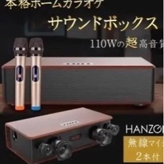 ホームカラオケ☆2台フルセット☆マイク4本付き☆新品未使用