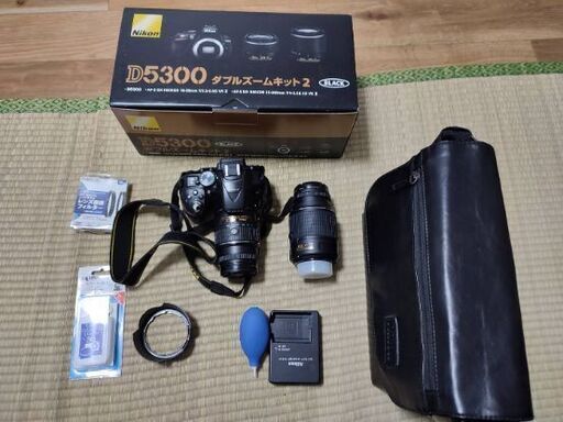 【中古】一眼レフ Nikon D5300ダブルズームキット