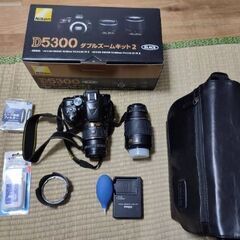【ネット決済・配送可】【中古】一眼レフ Nikon D5300ダ...