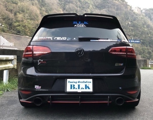 GOLF7GTI、R用 わけありoettingerリアスポイラー
