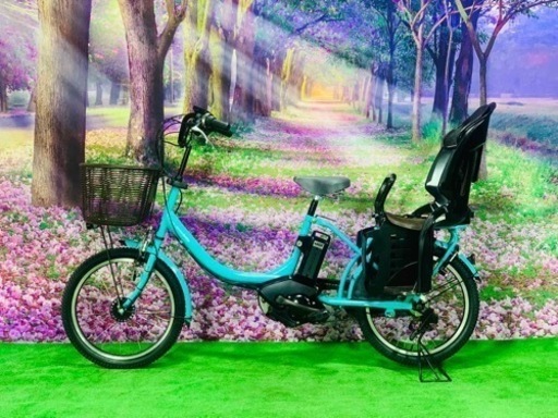 ❹ 4613子供乗せ電動自転車ヤマハ新品20インチ良好バッテリー