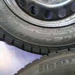 冬 フィアット 500 純正【富山】フィアット純正 500 チンク 冬用 175/65R14 ピレリ 14インチ スタッドレス 中古 4本 PCD98 パンダ FIAT プント