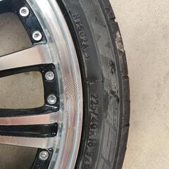 225/40R18  タイヤ付ホイール