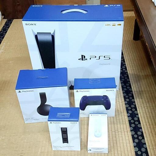 paypay対応します。売れるまで不定期に調整。スパイダーマンソフト中古+PS5パーフェクトスターターキット(メディアリモコン除く)5年延長保証加入済
