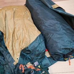 コールマン2ルームテント　グランドシートとインナーシート付き