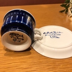 値下げしました！ARABIA アラビア バレンシア コーヒーカップ&ソーサー