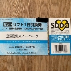 恐羅漢スノーパーク(おそらかん) リフト券+食事券付