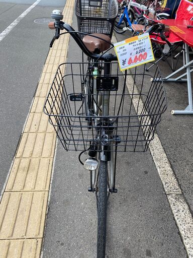 リサイクルショップどりーむ荒田店No.506　自転車　２６インチ　カゴ付き！ライト付き！