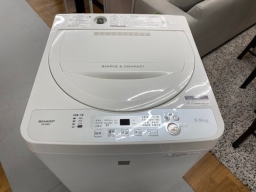 I748 ★ SHARP★ 洗濯機 (5.5㎏) 2018年製 ⭐動作確認済⭐クリーニング済