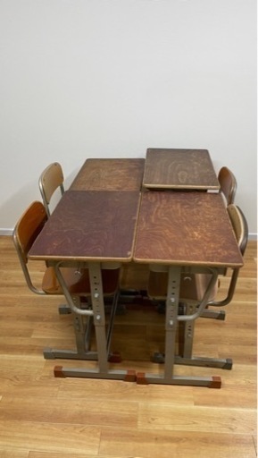 学校 机 椅子セット 教室
