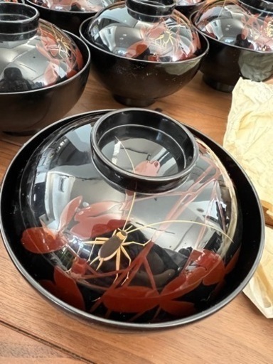 漆器 御膳（大小）汁椀3点19セット