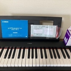 ヤマハ　キーボード　NP12 ピアジェーロ 説明書、電源アダプター付