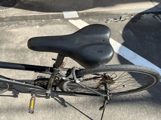 メンテナンス済み】格安700cクロスバイク！ ブラック 6S 鹿児島市