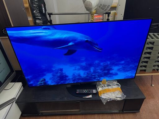 【リサイクルショップどりーむ天保山店】●6164●　有機ELテレビ　2021年製　Panasonic　55インチ　TH-55JZ1000　4K対応　超美品　早い者勝ち！