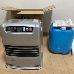 【中古】石油ファンヒーター　＋　灯油缶