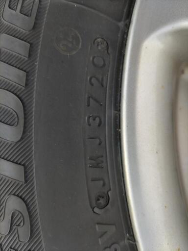 値下げ！！スタッドレスタイヤ　ダイハツ純正ホイール　ブリジストン２０年バリ山　155/65R14
