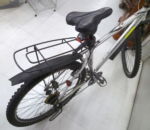 CORVETTE マウンテンバイク 26インチ 7段変速 シルバー  自転車 コルベット スポーツサドル 苫小牧西店 CORVETTE マウンテンバイク 26インチ 7段変速 シルバー 自転車