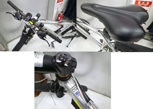 CORVETTE マウンテンバイク 26インチ 7段変速 シルバー 自転車