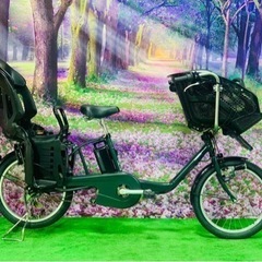 ❹ 4617子供乗せ電動自転車パナソニック3人乗り新品20インチ...