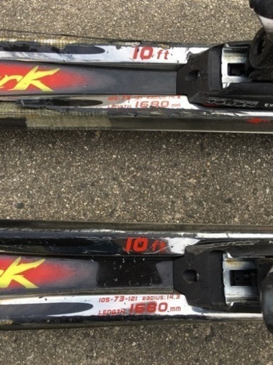 スキー板　スティック スキー板Volkl フォルクル LEDGE レッジ 168cm / Marker