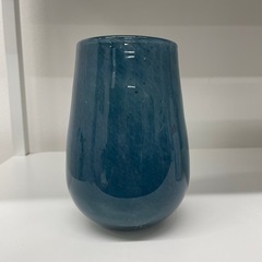 青／花瓶／フラワーベース