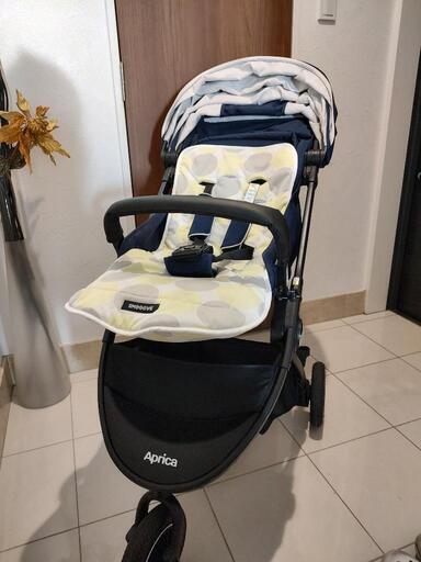 三輪】アップリカ イージーバギー 純正シート付き Aprica アップリカ 3 