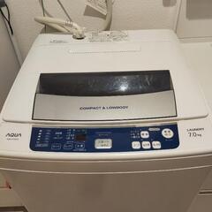 全自動洗濯機

AQW-S70A(W)　取りに来て頂ける方