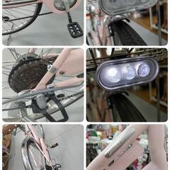 J087☆軽快自転車☆BRIDGESTONE NOLKOG☆6段変速☆LEDオート☆26