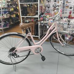 J087☆軽快自転車☆BRIDGESTONE NOLKOG☆6段変速☆LEDオート☆26