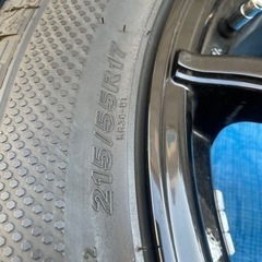 【1/18まで値引中】スタッドレス215/55r17 タイヤホイール4本セット