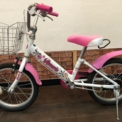 子供用自転車　美品　16インチ　ピンク受け渡し相手が決定しました！