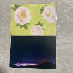 牡丹と夜景のポストカードセット