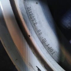 昭和 12インチ【PCD114.3】スズキ 三菱 ミツビシ 軽自動車 旧車 ホワイト 白 TOPY スチール アルト マー坊 キャリー エブリィ ミニカ ミニキャブ