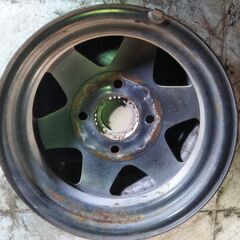 昭和 12インチ【PCD114.3】スズキ 三菱 ミツビシ 軽自動車 旧車 ホワイト 白 TOPY スチール アルト マー坊 キャリー エブリィ ミニカ ミニキャブ