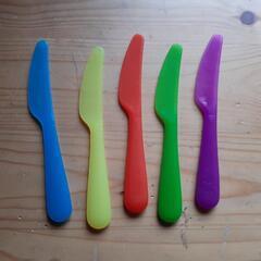 IKEA プラスチックナイフ 5本