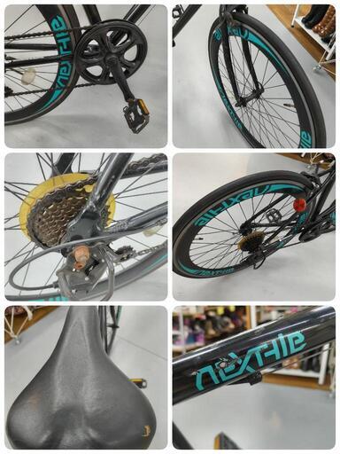 J085☆使用感有り☆クロスバイク☆nextyle☆7段変速