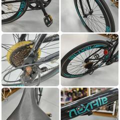 J085★使用感有り★クロスバイク★nextyle★7段変速