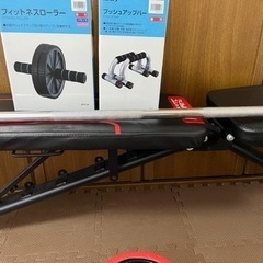 筋トレ インクラインベンチ ダンベル バーベル プレート