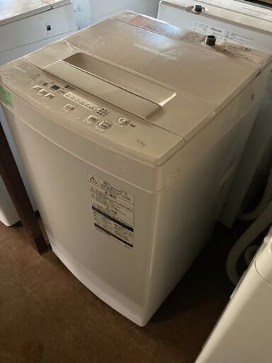 ☆中古￥10,800！【会員価格￥9,800】TOSHIBA　4.5kg洗濯機　家電　2017年製　AW-45M5型　幅55cmｘ奥行54cmｘ高さ94cm　【BL169】