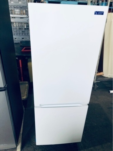 配送可能 2021年式 ヤマダ電機 2ドア冷蔵庫 (156L・右開き) ホワイト ...