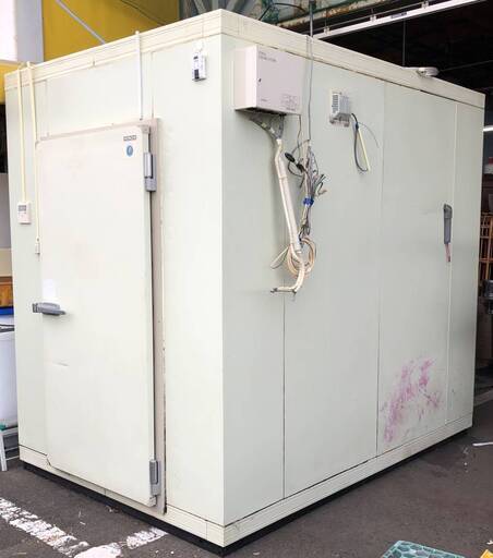 1.5坪プレハブ冷凍庫　冷凍機　日立　KX-R3A2据付工事価格込み