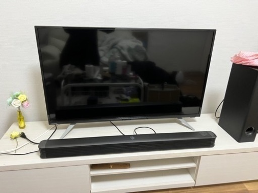 40型テレビ テレビ台 スピーカー