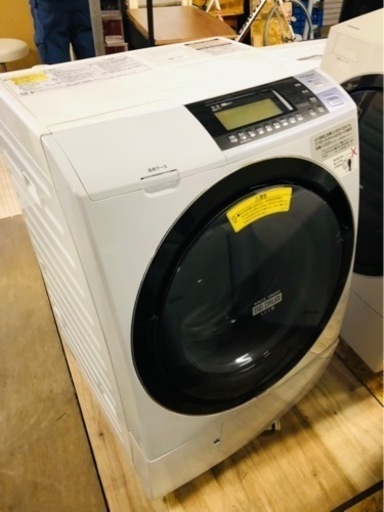 配送可能　日立 HITACHI BD-S8800L C [ビッグドラム ななめ型ドラム式洗濯乾燥機（11.0kg） 左開き ライトベージュ]