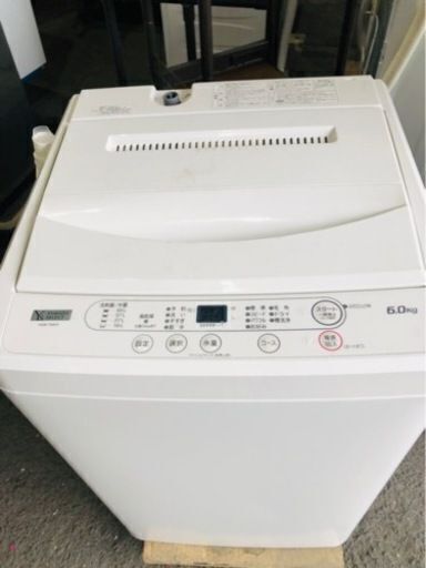 (決まりました)配送可能　2021年　YAMADASELECT 洗濯機 6.0ｋｇ ホワイト YWMT60H1