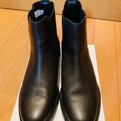 【ネット決済・配送可】クラークス　25.5cm   黒ブーツ