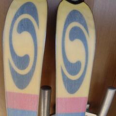 スキー板 スキーブーツ サロモン 160cm板 26.0-26.5cmブーツ