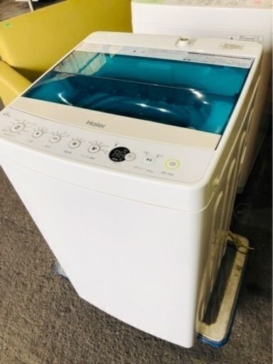 配送可能 2019年式 ハイアール Haier JW-C45A W [全自動洗濯機 4.5kg