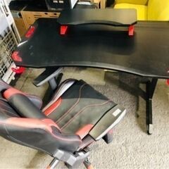 ゲーミングチェアとデクスセット 配送可能
