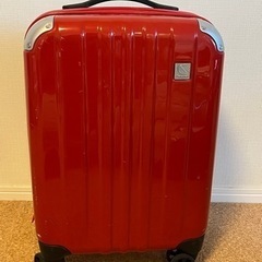 機内持ち込み可能 スーツケース・赤　